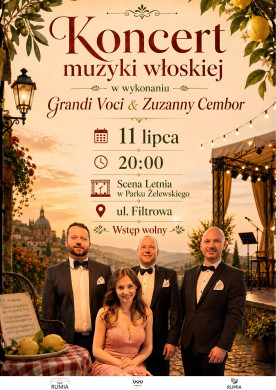 Koncert muzyki włoskiej w wykonaniu Grandi Voci & Zuzanny Cembor