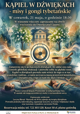 KĄPIEL W DŹWIĘKACH - misy i gongi tybetańskie