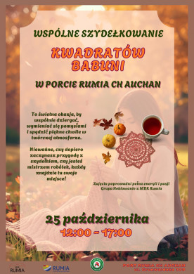 Wspólne szydełkowanie w Porcie Rumia – Jesienna edycja