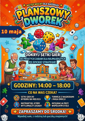 Planszowy dworek - maj 2026