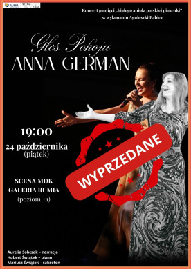 Koncert "Anna German - Głos Pokoju"