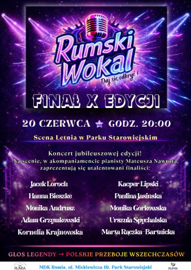 FINAŁ X EDYCJI RUMSKIEGO WOKALU