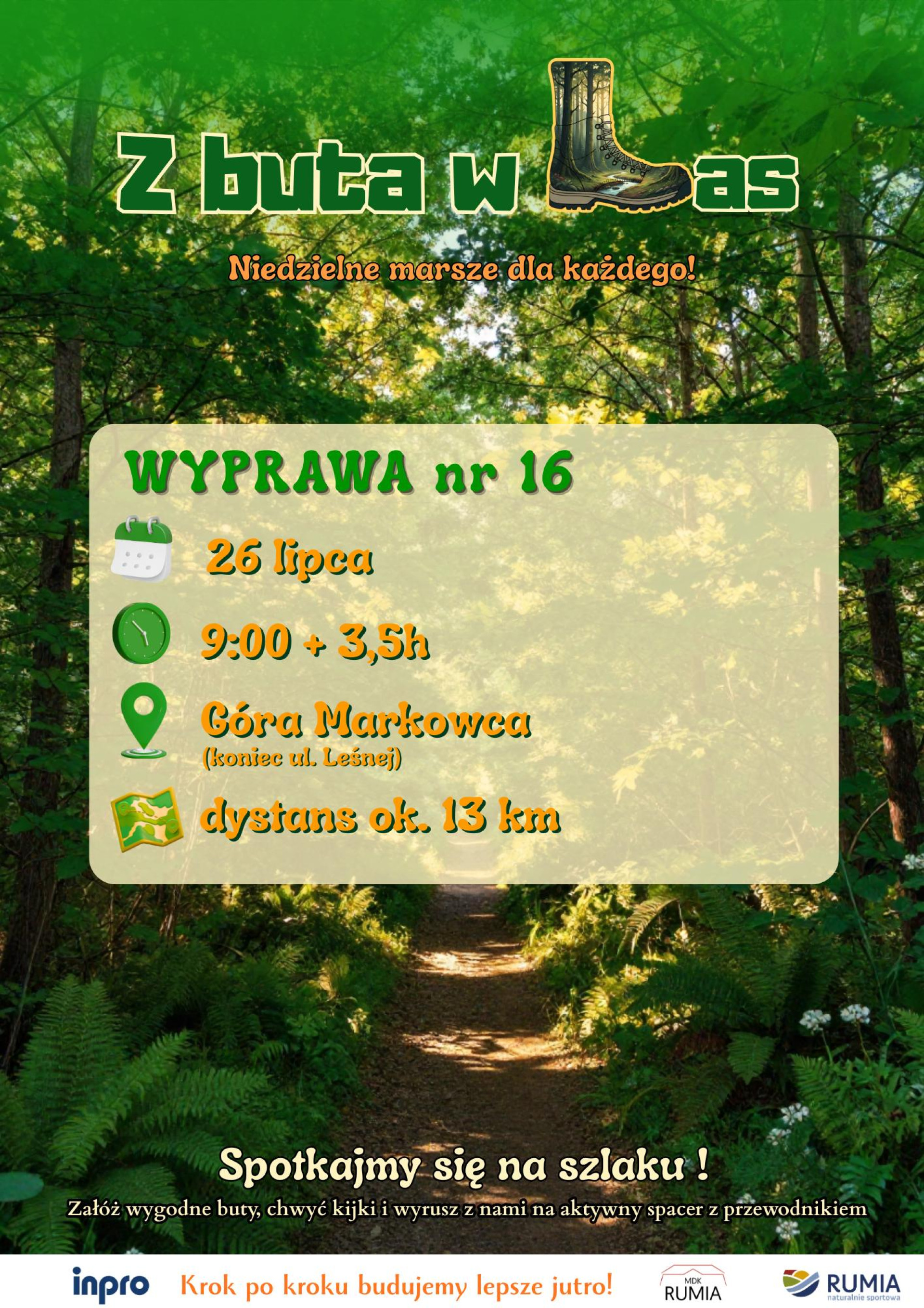 Z buta w Las - niedzielne marsze dla każdego! Wyprawa nr 16