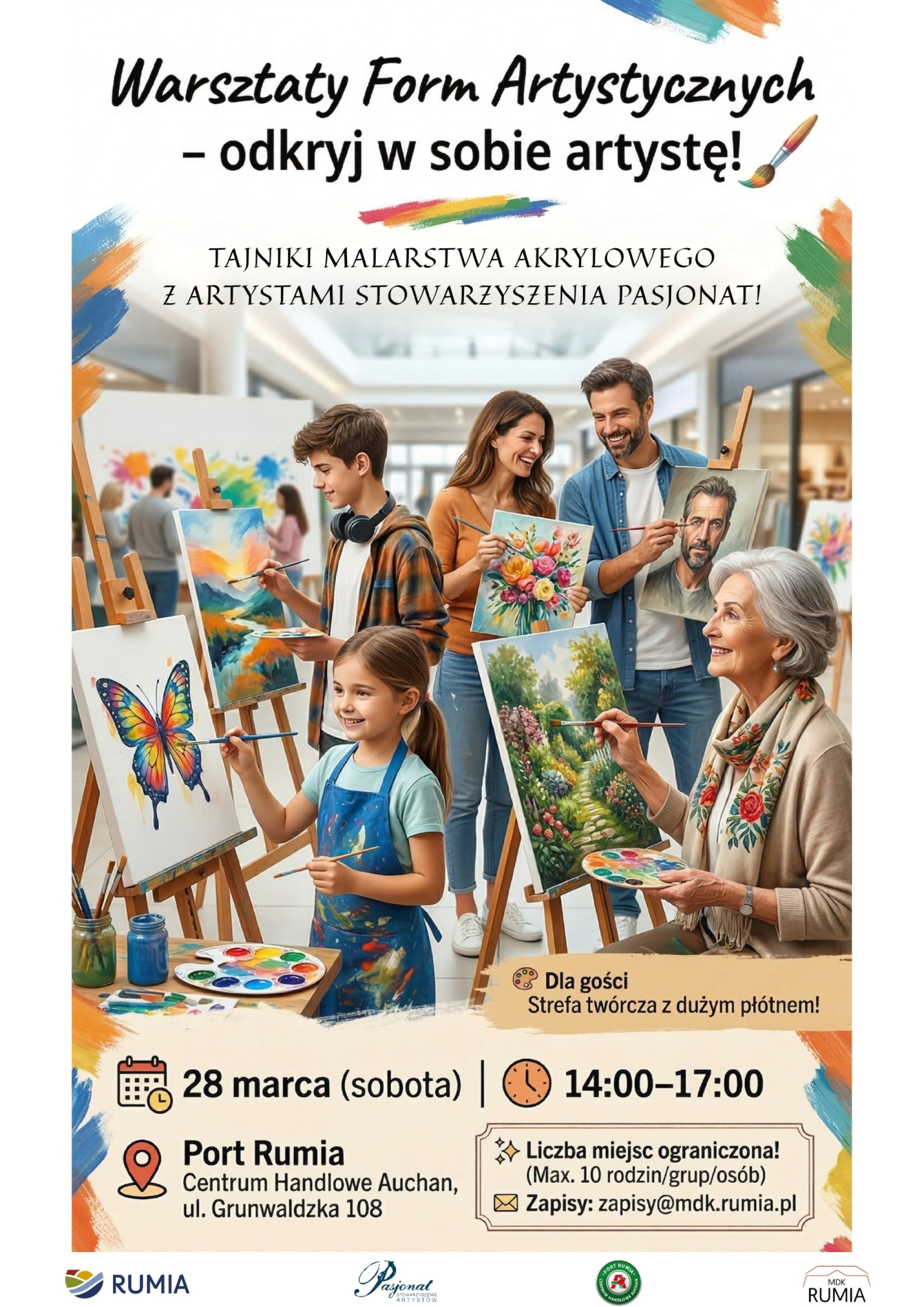 Warsztaty Form Artystycznych - odkryj w sobie artystę!