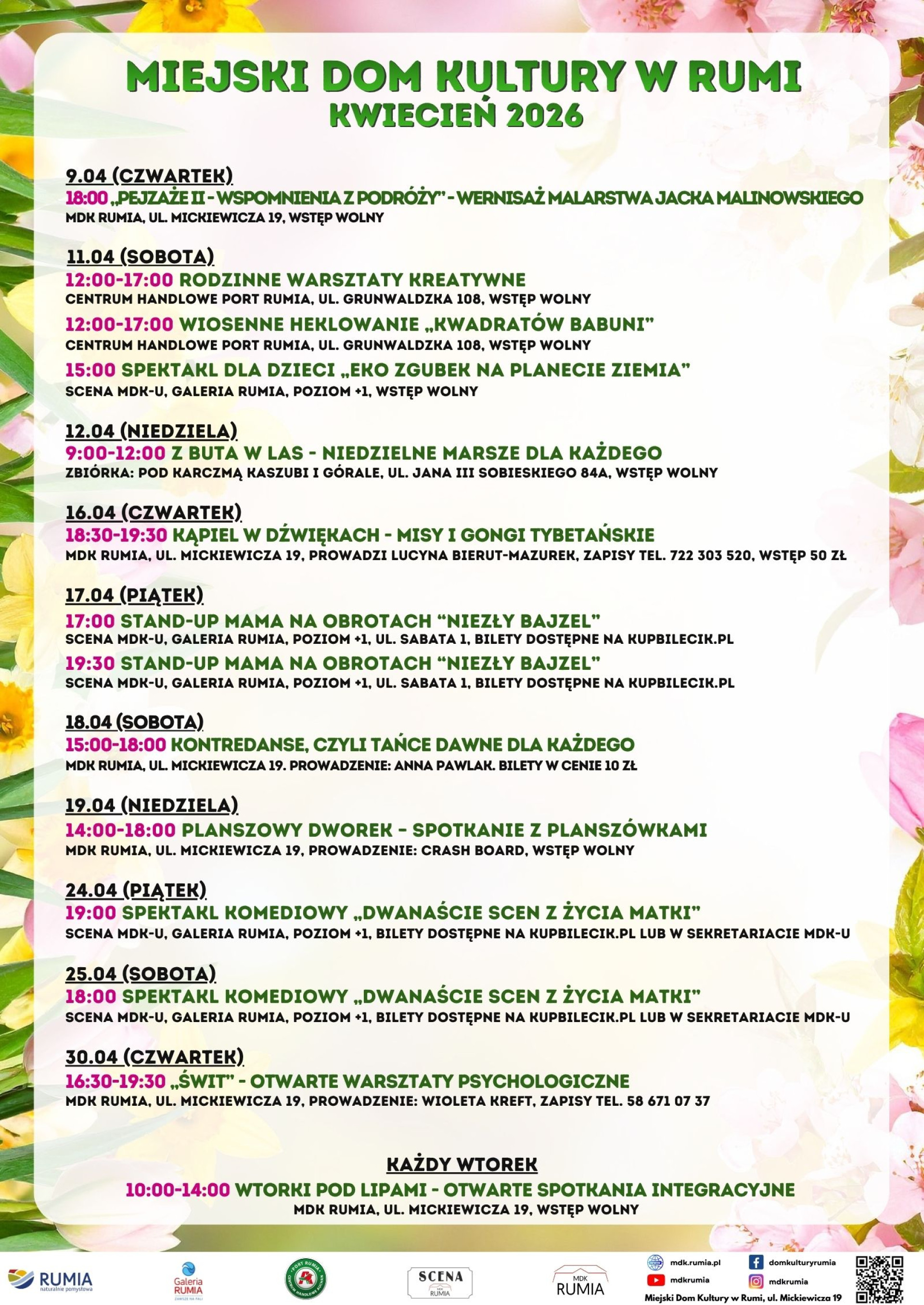 Kwiecień w MDK Rumia