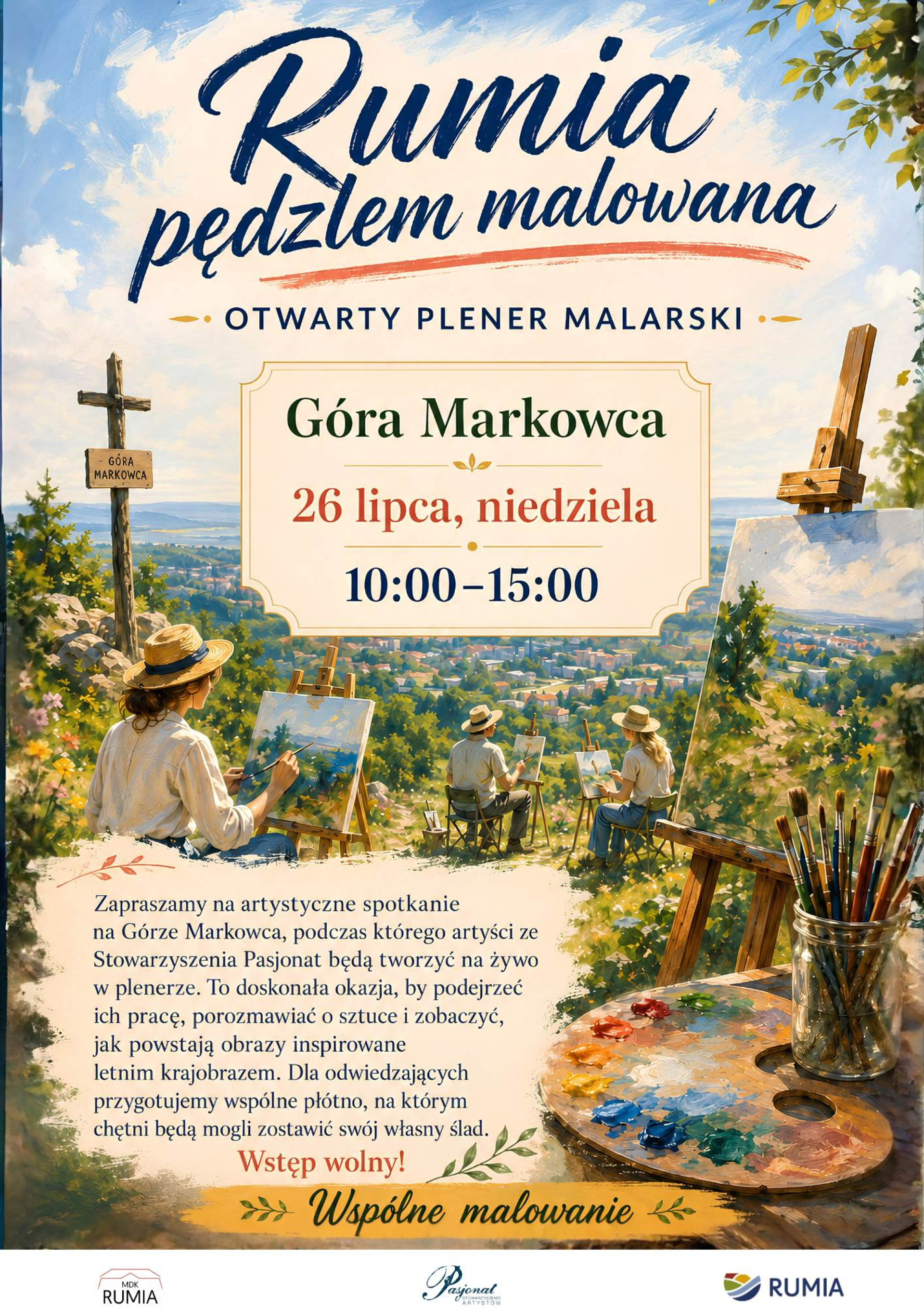 RUMIA PĘDZLEM MALOWANA - otwarty plener malarski
