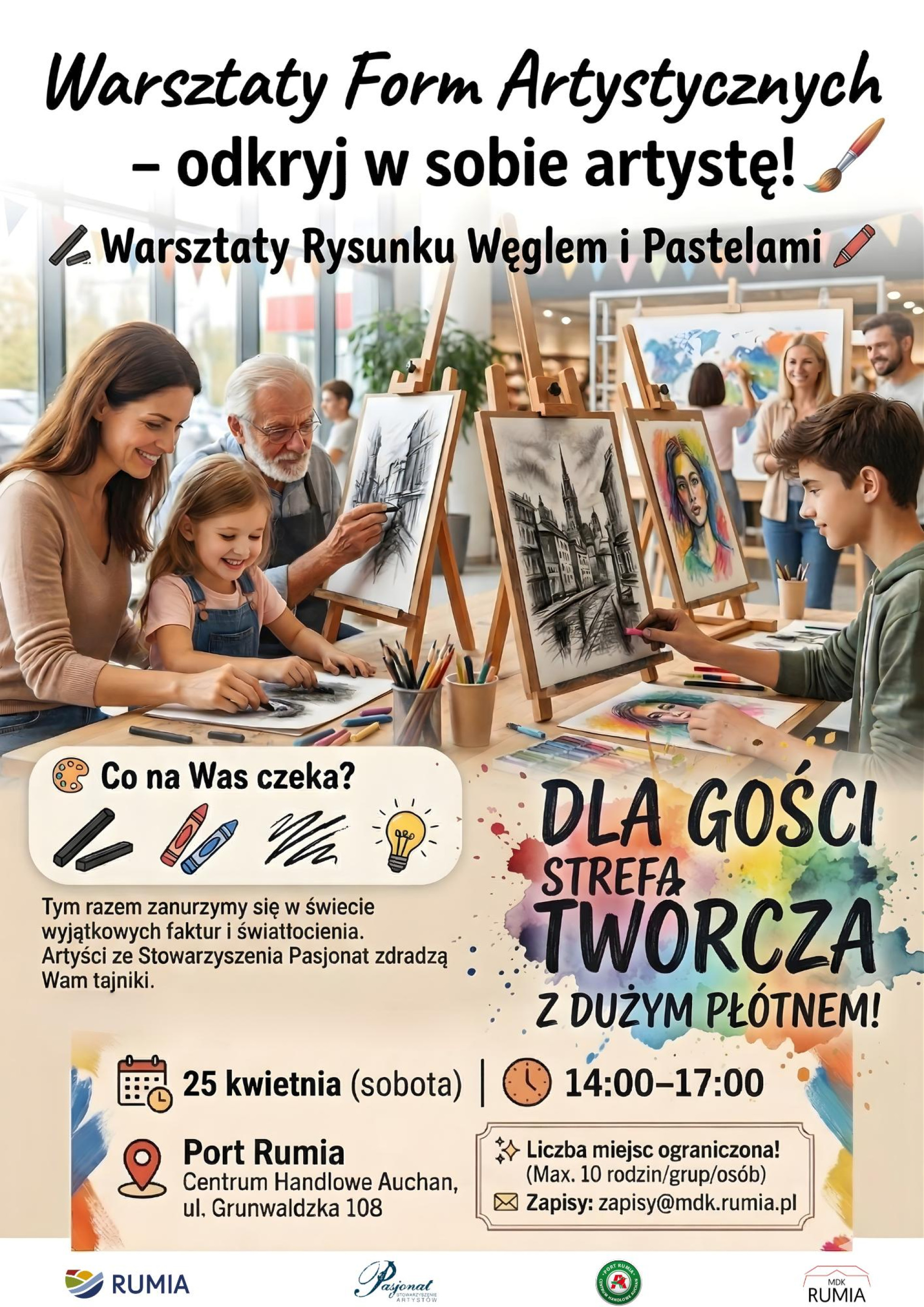 Warsztaty form artystycznych - odkryj w sobie artystę!