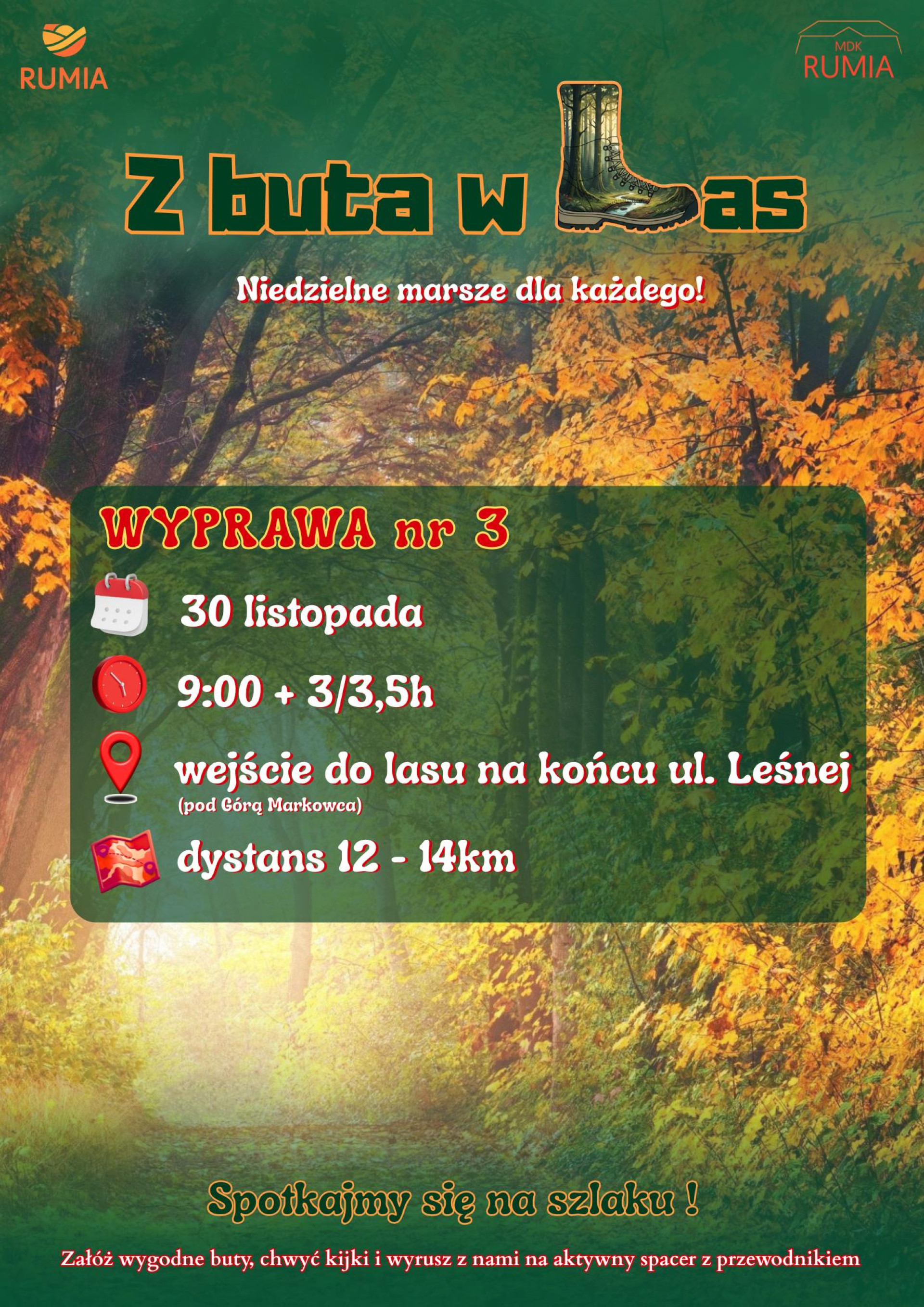 Z buta w Las - niedzielne spacery dla każdego! Wyprawa nr 3